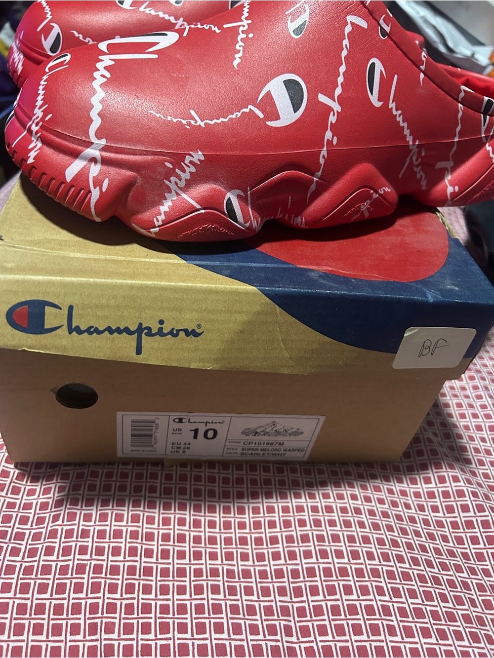 Champion Red Logo Super Meloso Warped